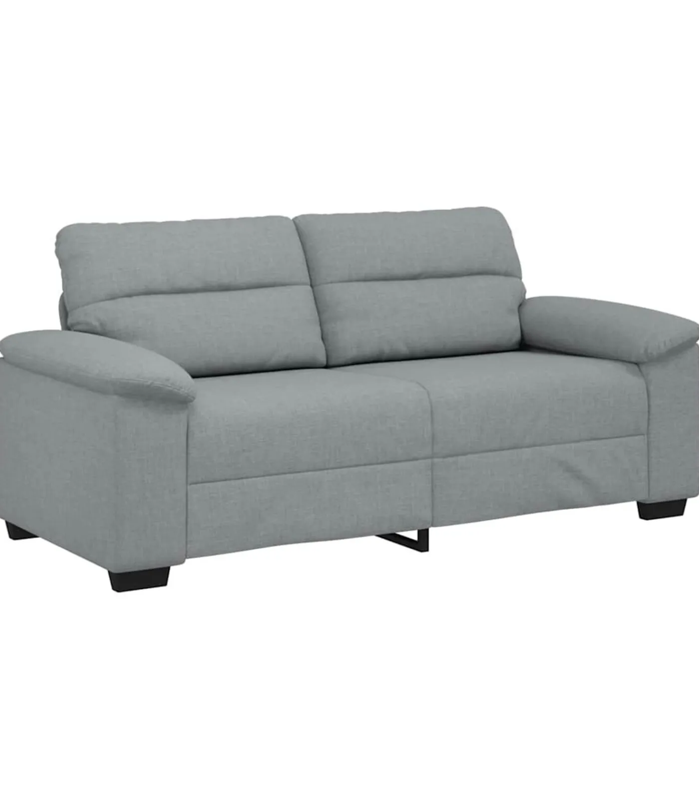 Online 2-zitsbank 140 cm stof lichtgrijs Zetels