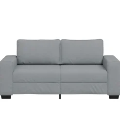 Hot 2-zitsbank 140 cm stof lichtgrijs Zetels