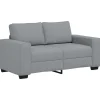 Discount 2-zitsbank 120 cm stof lichtgrijs Zetels