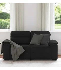 Sale 2-zitsbank 120 cm stof zwart Zetels