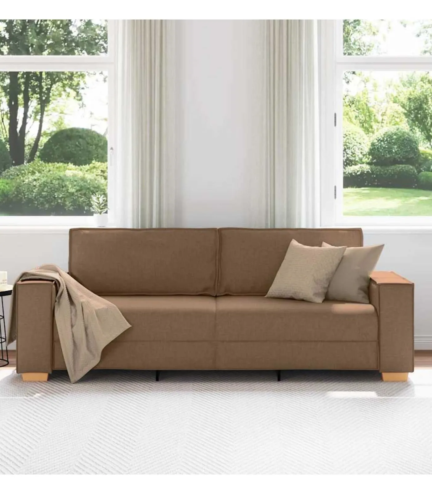 Sale 3-zitsbank Bruin 180 cm Stof Zetels