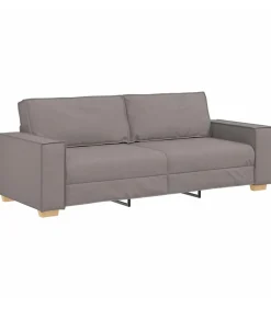 Outlet 3-zitsbank Taupe 180 cm Stof Zetels