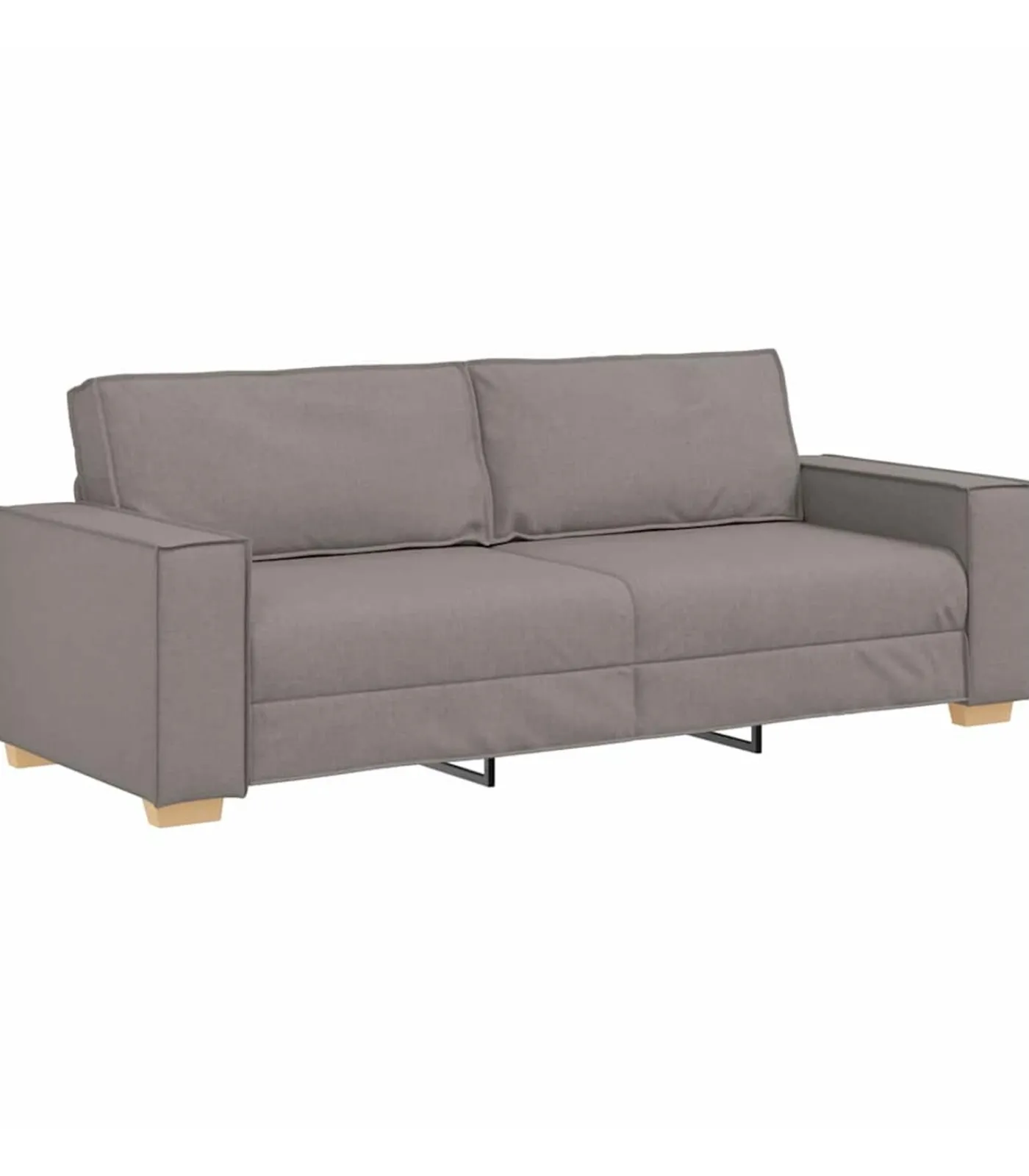 Outlet 3-zitsbank Taupe 180 cm Stof Zetels