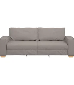 Outlet 3-zitsbank Taupe 180 cm Stof Zetels
