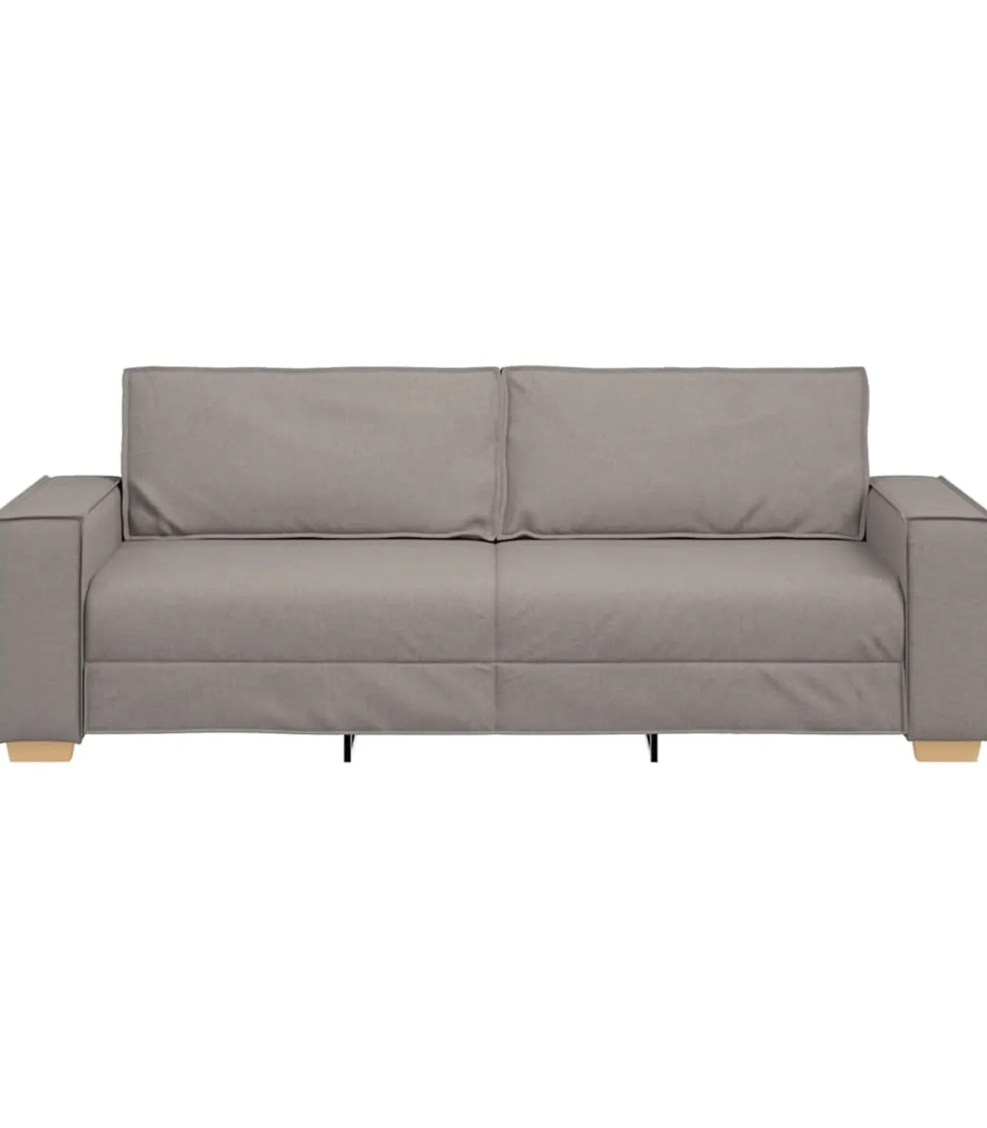 Outlet 3-zitsbank Taupe 180 cm Stof Zetels