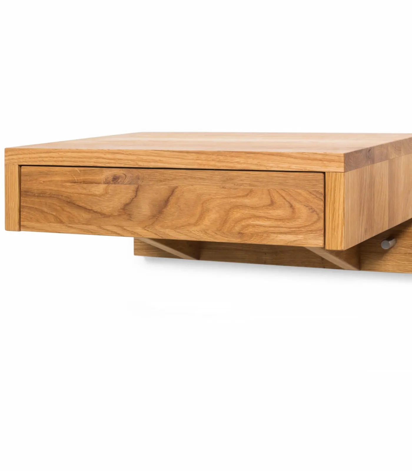 Discount Zwevend Nachtkastje BO in eikenhout Bedden